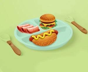 Child's Food plate