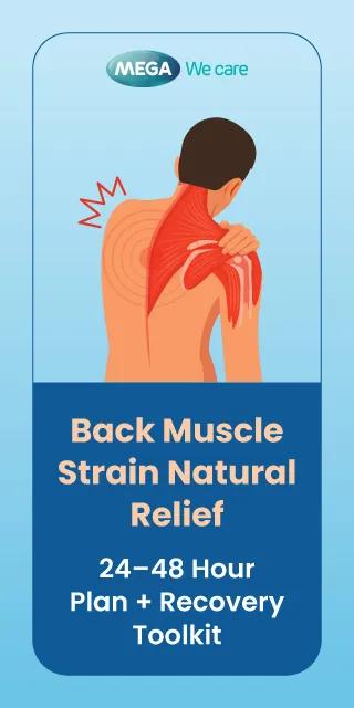 Back Muscle Strain Natural Relief
