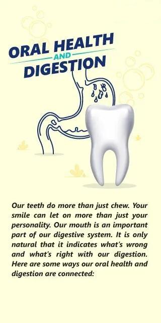 Oral health and digestion