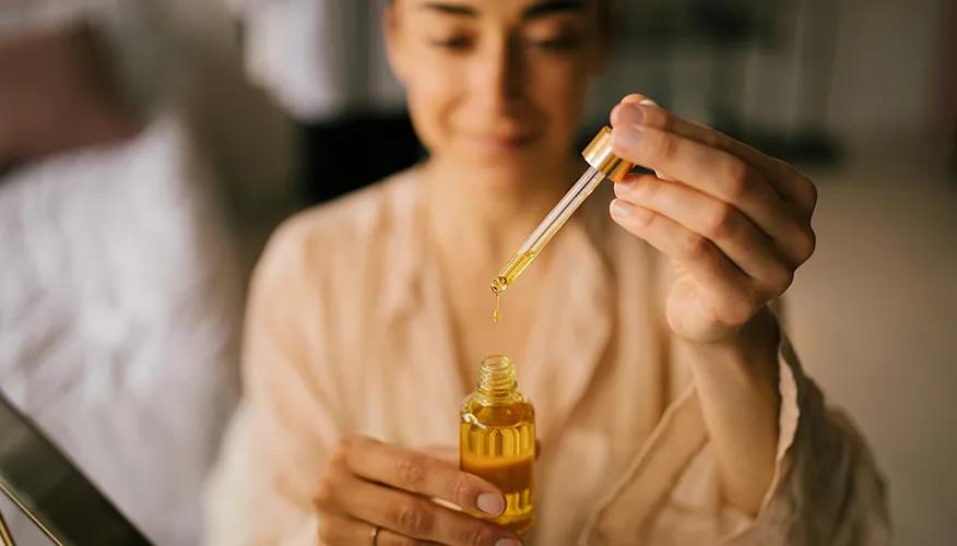 Mix your foundation with a facial oil or moisturizer