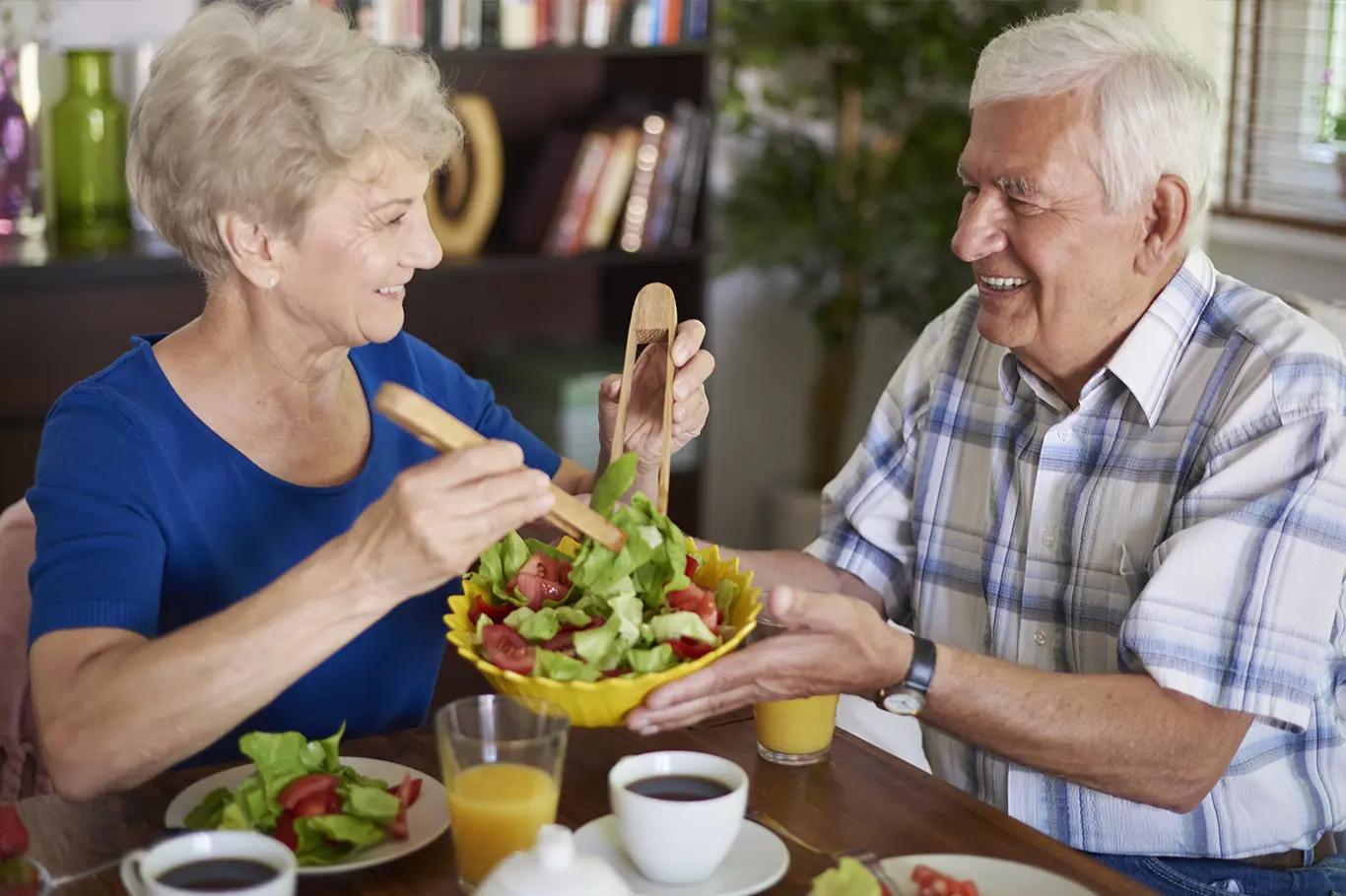 How can seniors manage high blood pressure