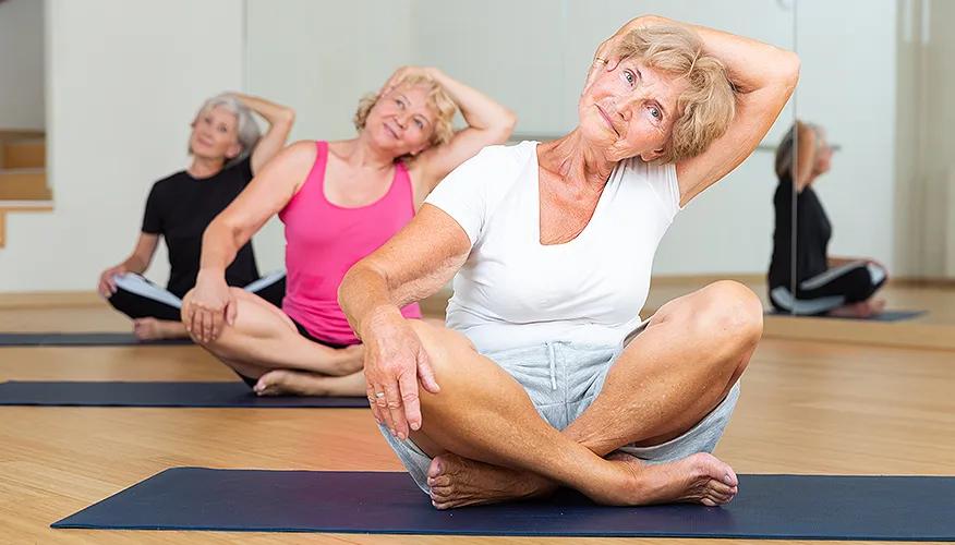 Yoga for common age-related concerns