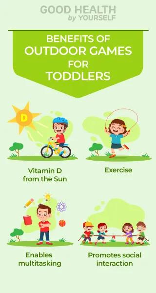 Benefits of outdoor games for a toddler