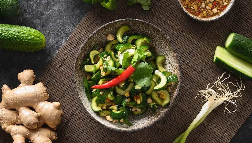Ginger and Cucumber Salad