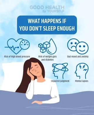 What happens if you don't sleep enough?