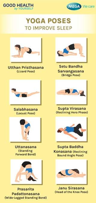 yoga poses to improve sleep