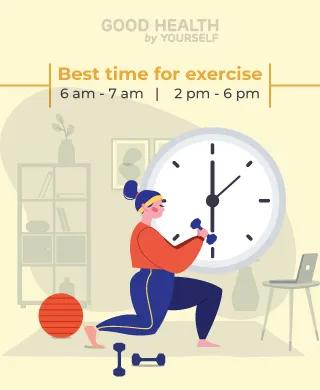 Best time for exercise