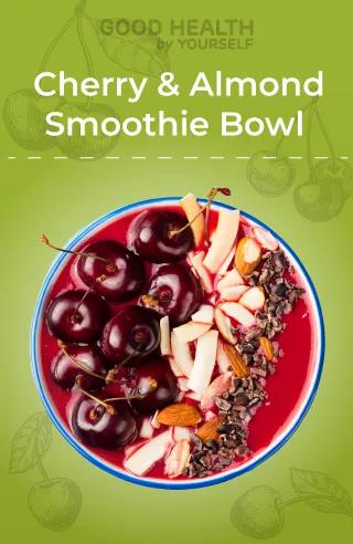 cherry & almond smoothie bowl
