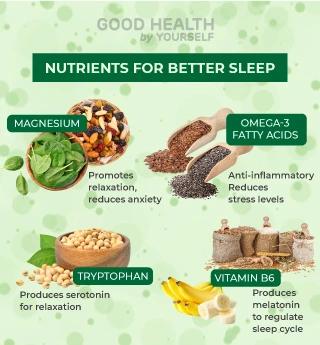 Nutrient-rich Foods for better sleep