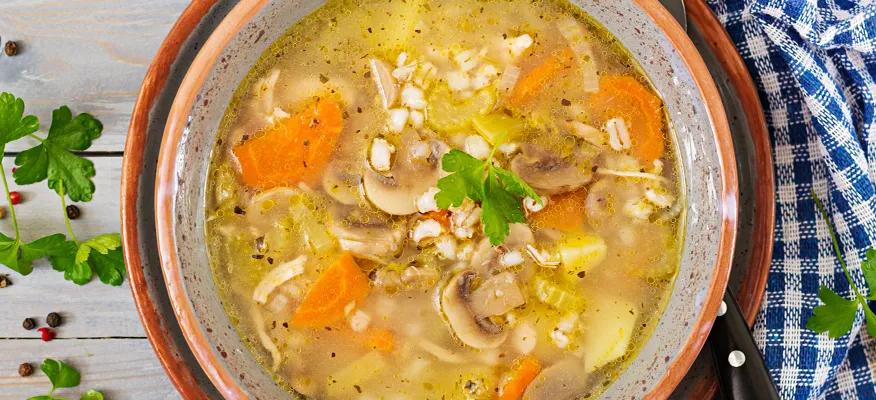 mushroom barley soup