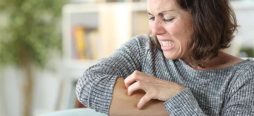 skin rashes during menopause