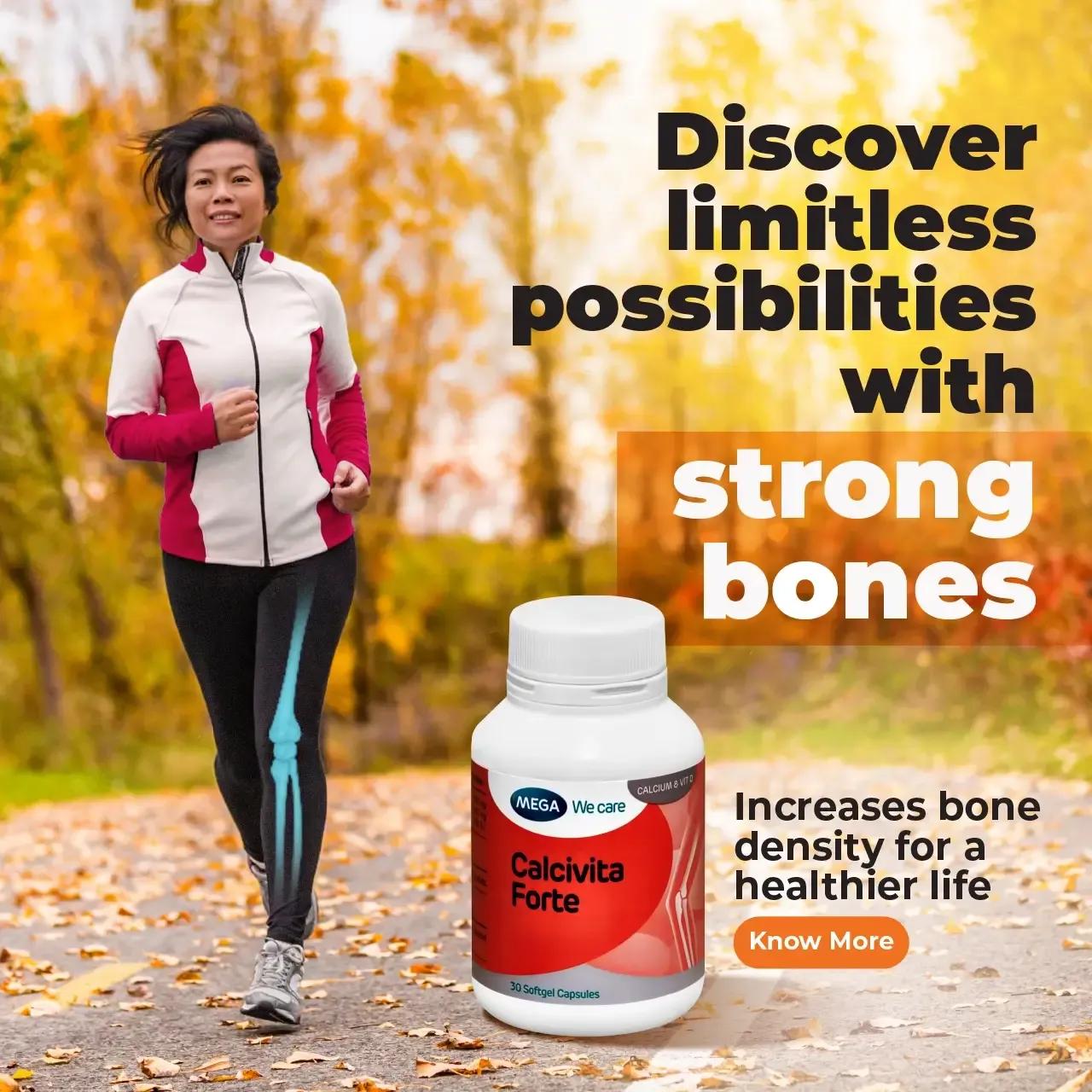 Calcivita Forte for bone strength and density support