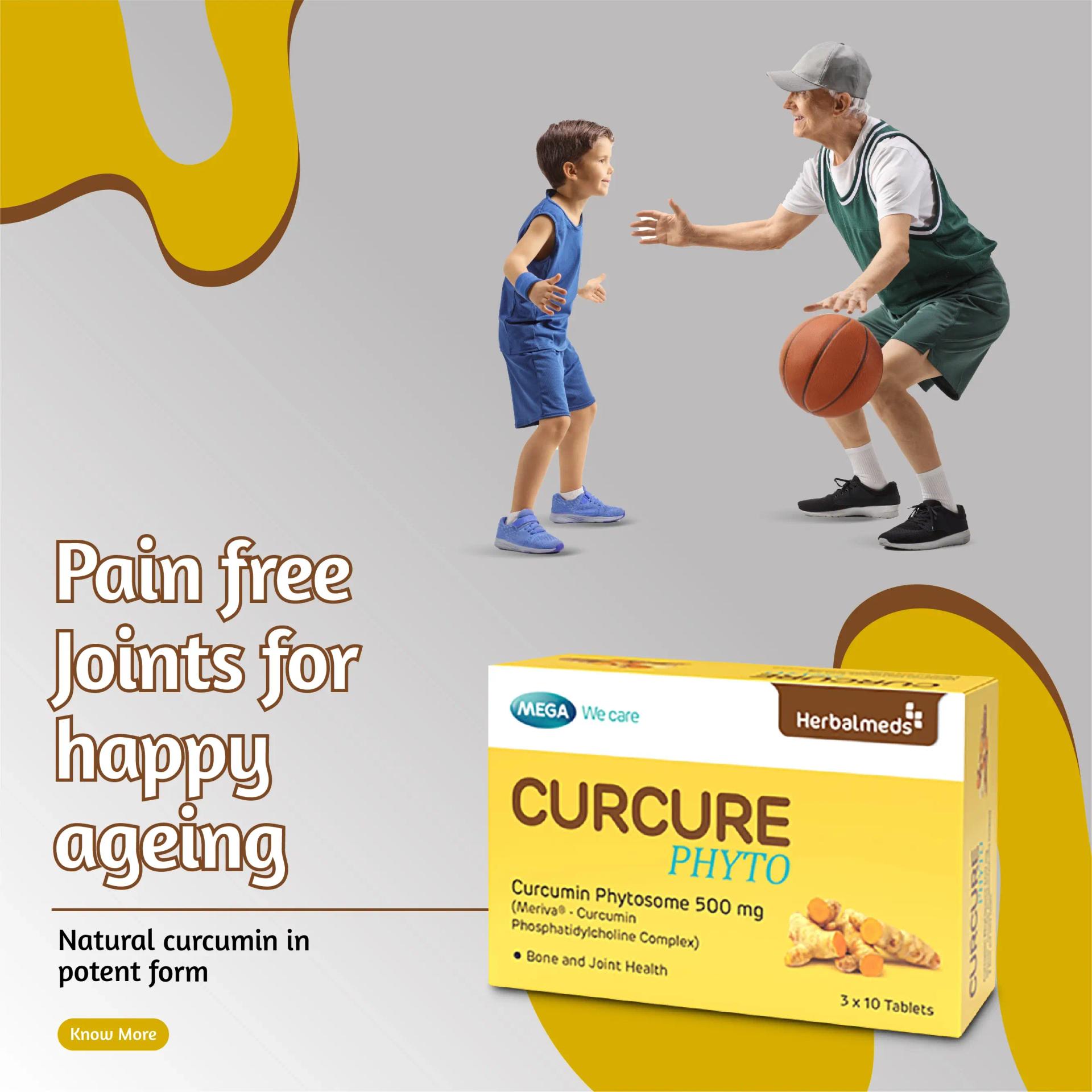 Curcure Phyto tablets for joint and bone health
