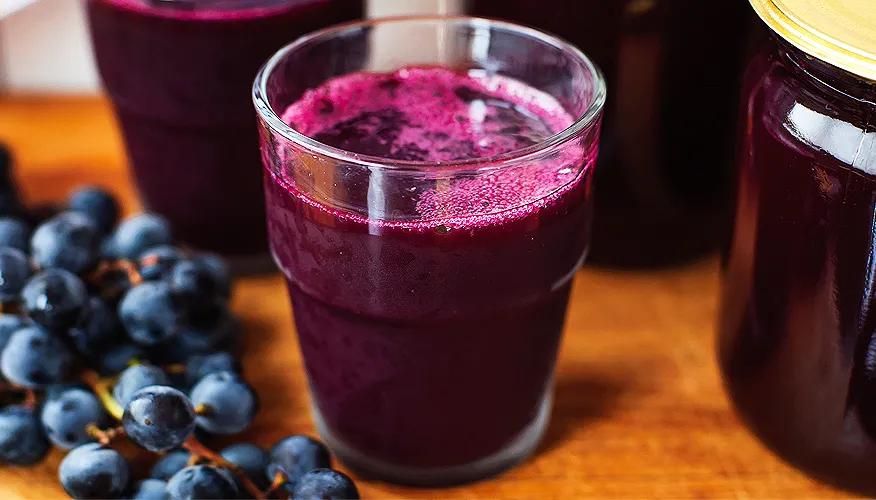 How to make black grape juice at home?