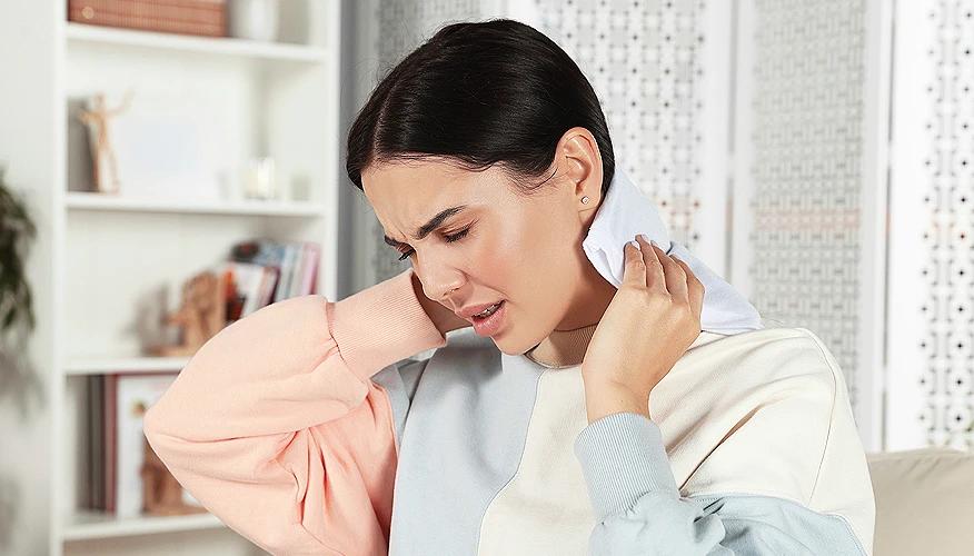 neck pain caused by stress and tension