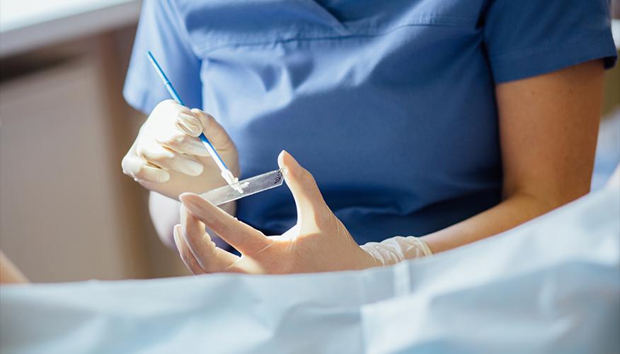 Get a pap test every year at least once