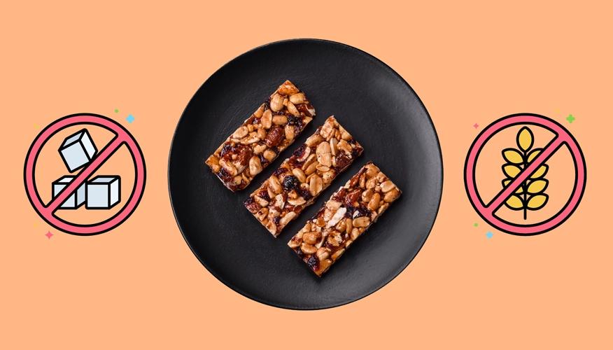 Sugar-free and gluten-free protein bar options