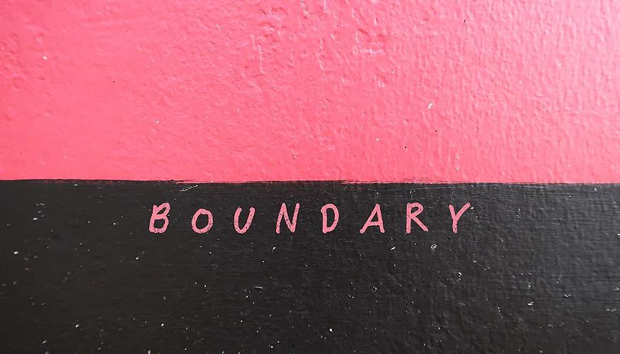 The concept of personal boundaries