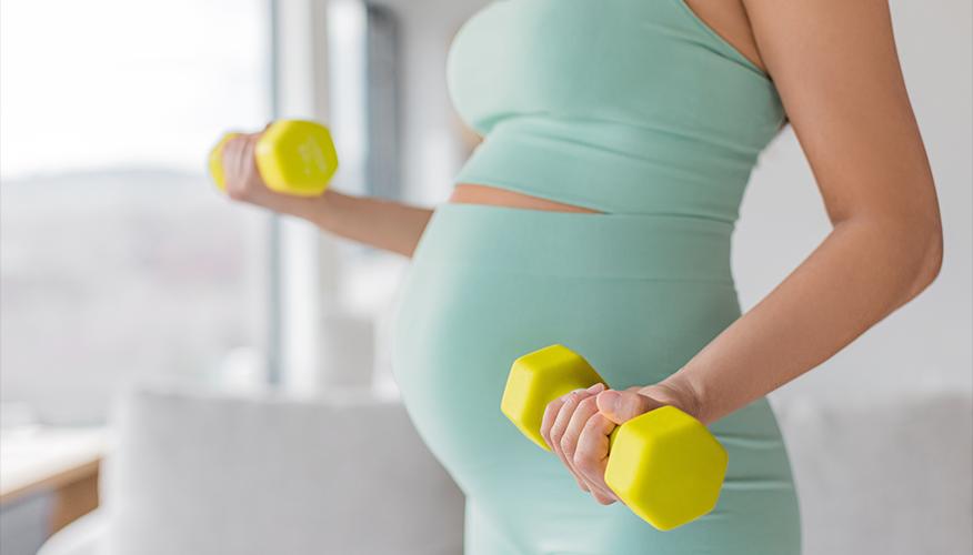 Why is it important to stay active during the third trimester?