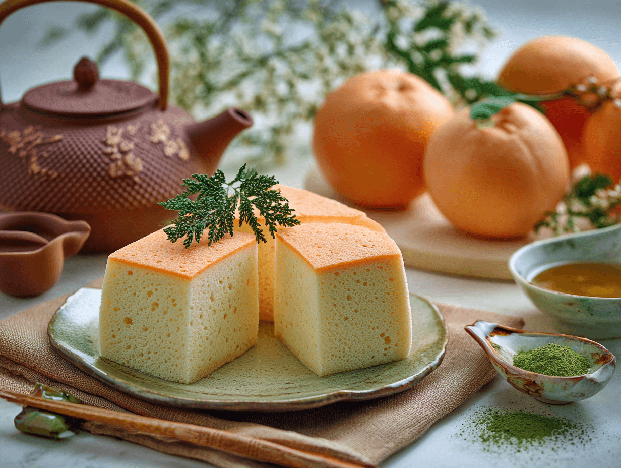 Spongy Pomelo Cake