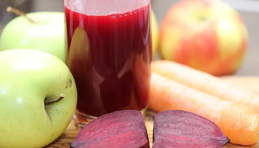 Apple Beet & Carrot juice