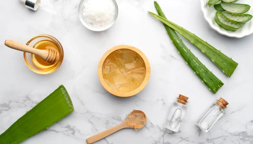 What are the advantages of using aloe vera on oily skin?