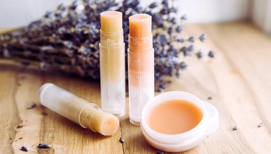 Use a hydrating lip balm or lipstick